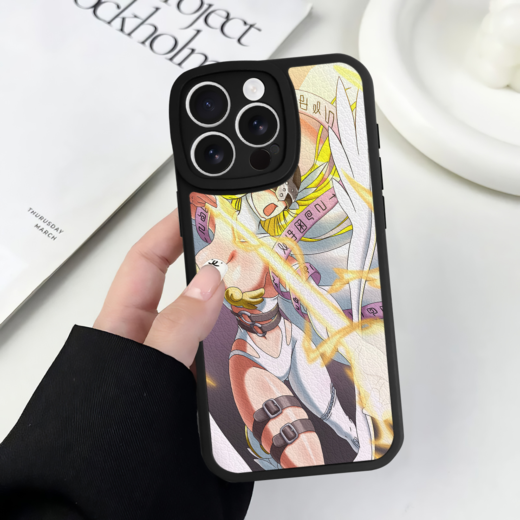 （画像用） Digimon デジタルモンスター/デジモン 【iPhone 16シリーズ対応】シリコンスマホケース（レザー調） 材質：シリコン